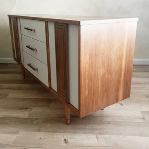 Two-Tone Sideboard Buffet Credenza image 7