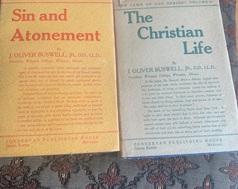 2 boeken van J Oliver Buswell, 1937