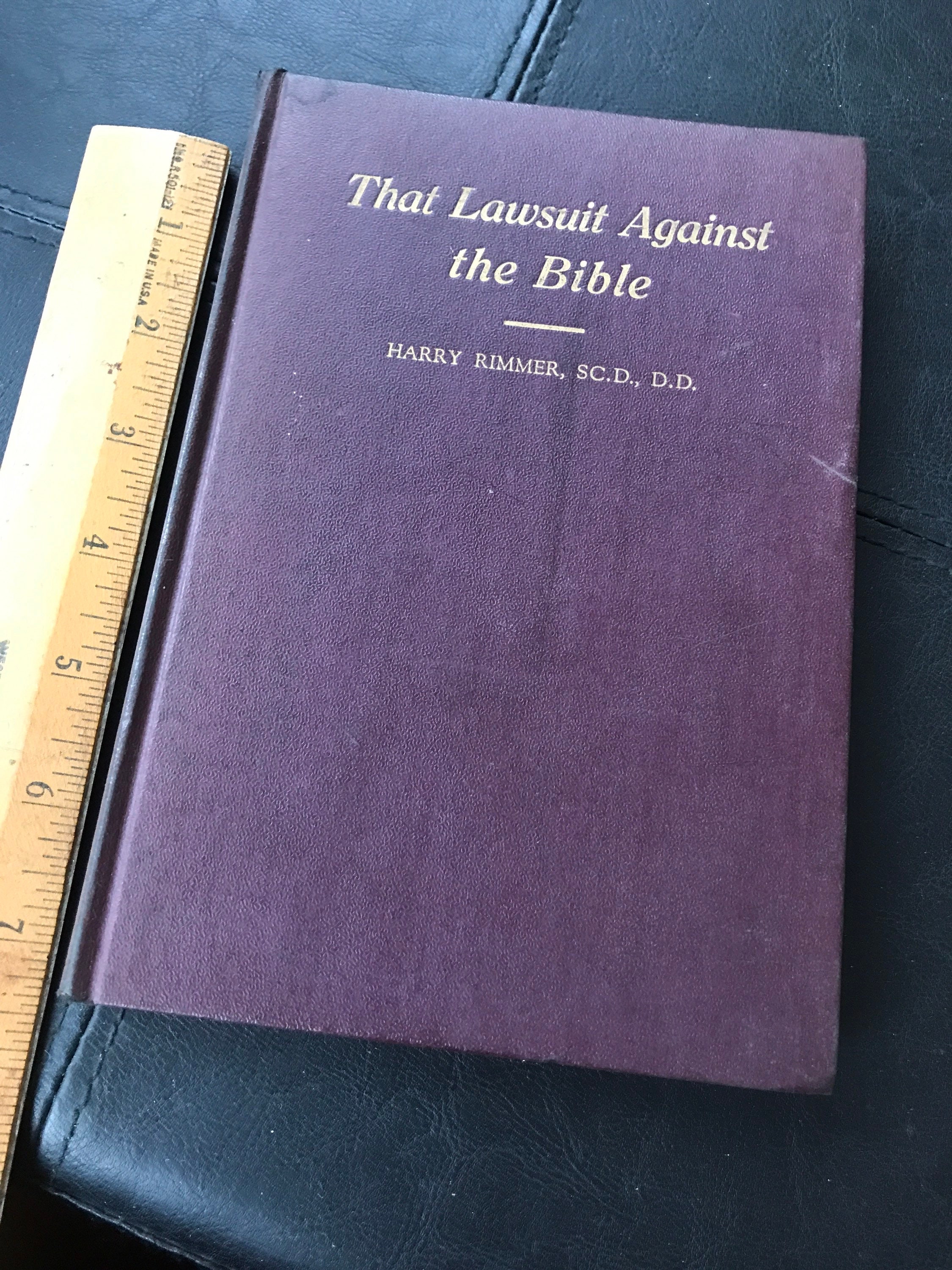 Harry Rimmer Modling That Lawsuit Against the Bible, Harry Rimmer, 1940 - Etsy