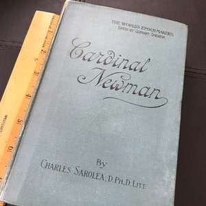 Cardinal Newman, Charles Sarolea, 1908