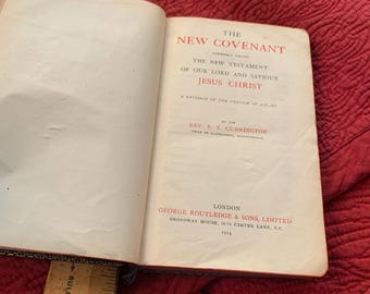 The New Testament, dominee E.E. Cunnington, 1914