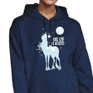 ONE OF A KIND Unicorn Pull-Over Unisex  Hoodie - Excellent Print Quality - Same Day Free Shipping!