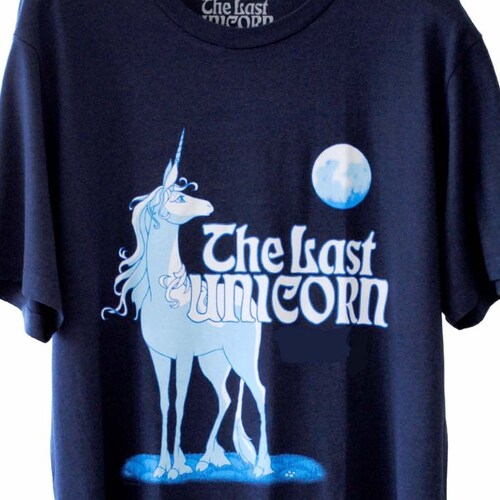 The Last Unicorn Vintage Image Tshirt Etsy