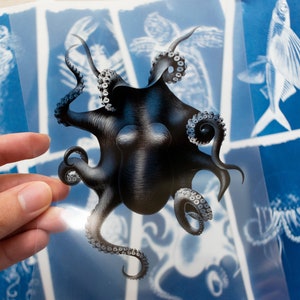 Kit cyanotype, kit de création manuelle pour adultes, pochoir cyanotype, kit d'impression solaire, travaux de bricolage, kit de bricolage cyanotype, kit de bricolage, impression cyanotype