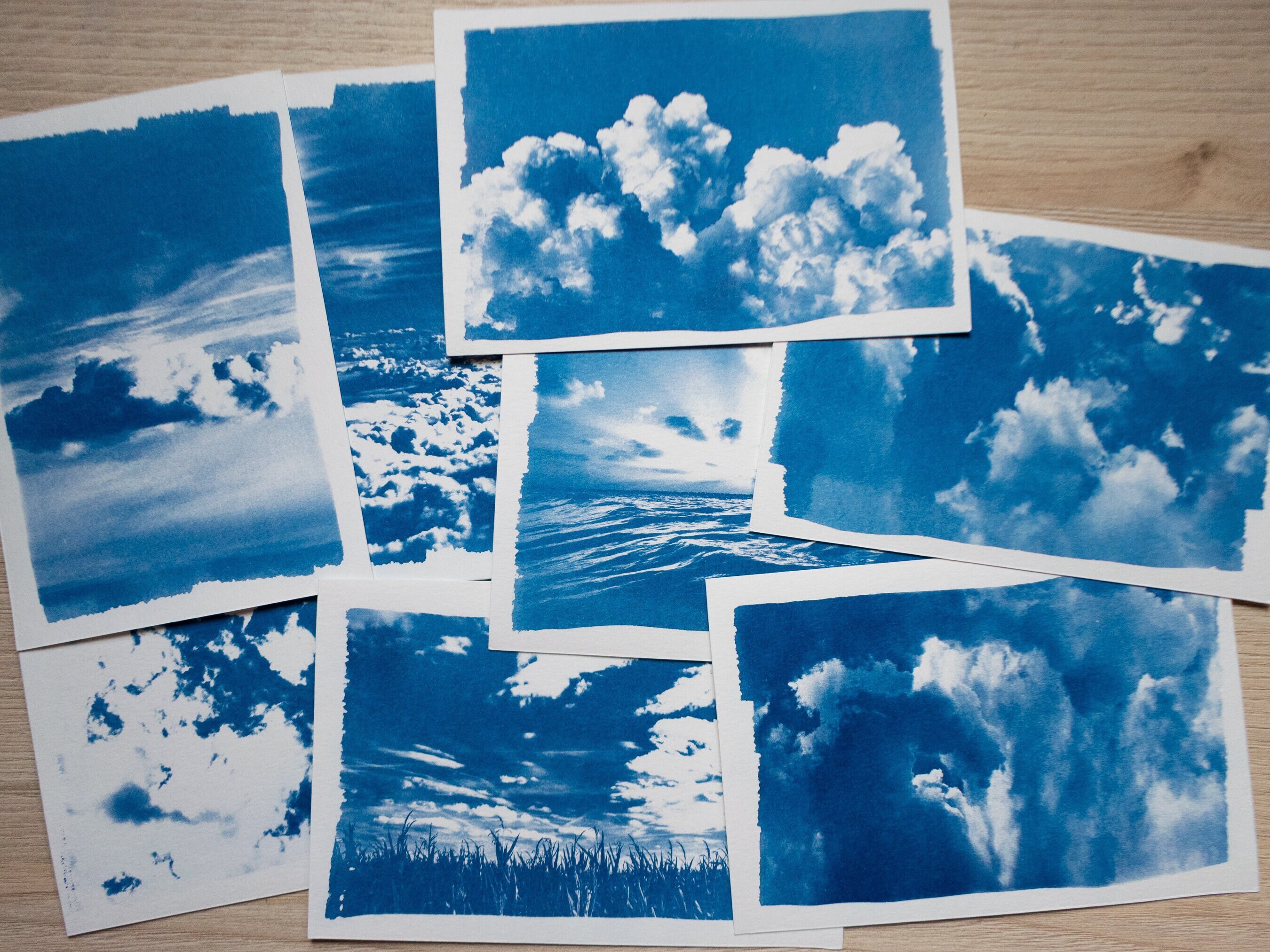 Cyanotype kit  Mini cyanotype paper - Paperfulshop - Paperfulshop