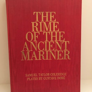 Hardcover and LP The Rime Of The Ancient Marnier Samuel Taylor Coleridge Illustrator Gustave Doré Poetry Sin Repentance Supernatural