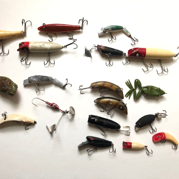Wooden Fishing Lure Etsy
