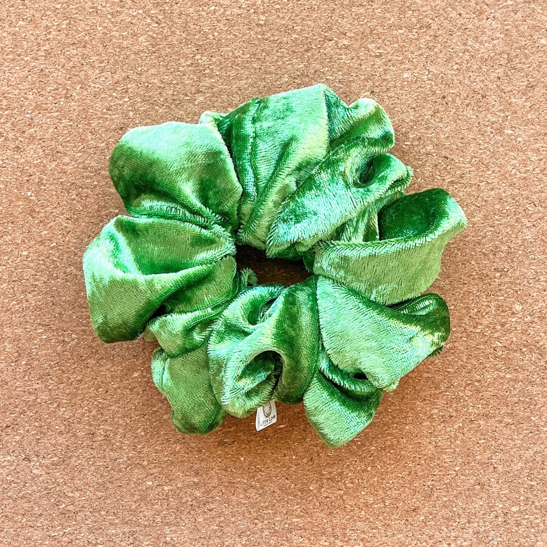 Grinch Green Velvet Scrunchie Velvet Scrunchie Scrunchies Etsy Australia
