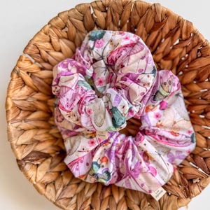 Pastel Butterflies Scrunchie | butterfly scrunchies | XL scrunchies | gift's for her | birthday gift