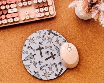 Faith Christmas Mouse Pad | adorable desk accessories | mouse pad | christian decor