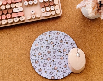 Adorable Pastel Halloween Mouse Pad | adorable desk accessories | mouse pad | spooky season