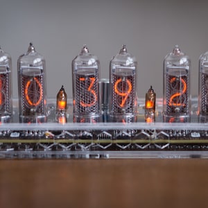IN-14 Nixie Tube Clock Transparent Enclosure
