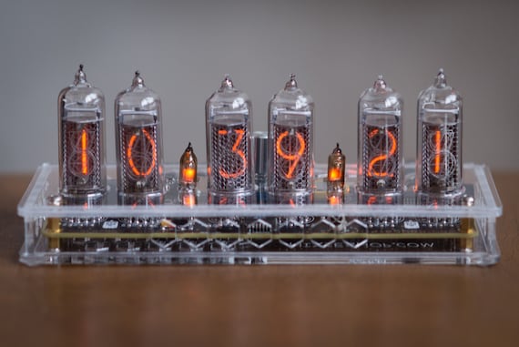 IN-14 Nixie Tube Clock Transparent Enclosure - Etsy