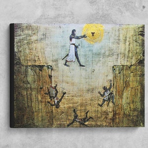 Indiana Jones,Indiana Jones Prop, Indiana Jones Poster, Indiana Jones Print, Leap of Faith Painting, Holy Grail, Indiana Jones Prints,