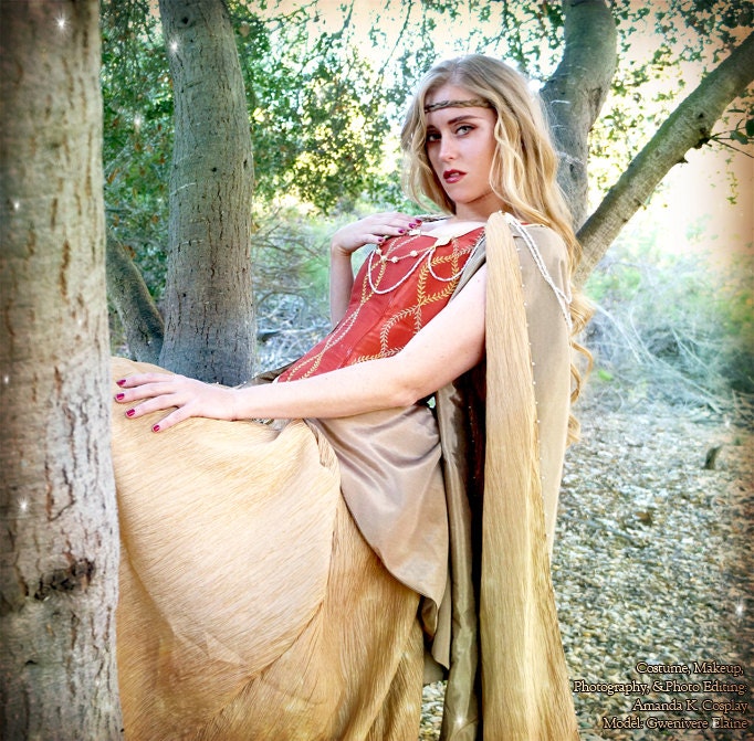 Renaissance Faire Fairy princess Queen Gown costume Renaissance Faire Fairy princess Queen Gown costume