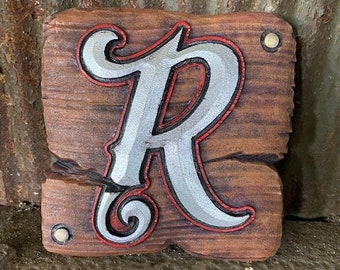 3D Alphabet Sign, Steampunk Letter Sign, Letter Plaque, Rustic Letters, Wall Art, Steampunk Decor, Hand Painted Letters, Custom Letter Sign