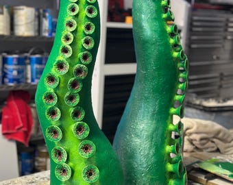 Octopus Tentacle Sculpture: Steampunk Octopus Decor
