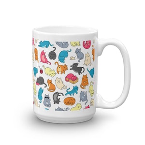 Funny Raining Cats Coffee Mug