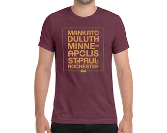 Minnesota Top 5 Ciudades Tee