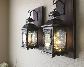 Wall Lantern Etsy