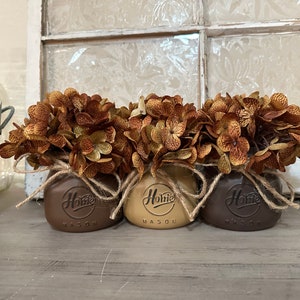 Rustic Shelf Decor, Rustic Bathroom Decor,Brown, Home Decor, Shelf Decorations, Rustic Mason Jars, Brown Mason Jars, Living Room Decor