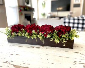 Christmas Decor Table Centerpiece Rustic Farmhouse Christmas Centerpiece Christmas Mantle Decor Christmas Floral Arrangements