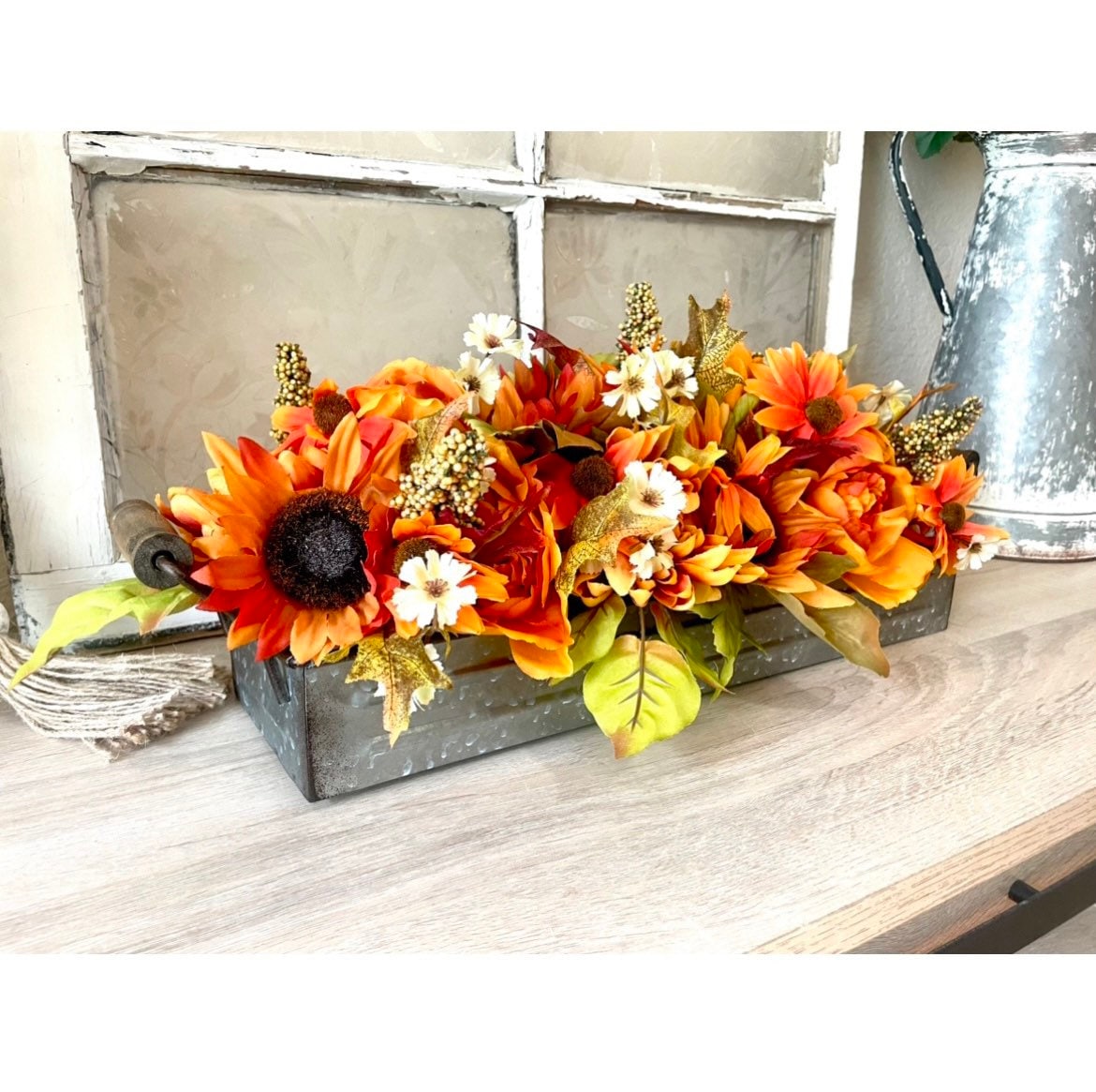 Sunflower-Themed Paper Towel Holder- Indoor Decorative Accent and Practical  Accessory for Kitchen & Dining-Beautifully Designed Rustic Farmhouse Stand