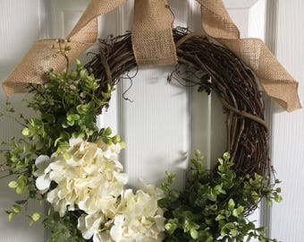 Beautiful Boxwood Wreath, Wreath with Greenery, Front Door Decor, Farmhouse Wreath, Rustic Wreath, Greenery, Farmhouse Decor, Wreaths