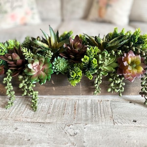 Faux Succulent Arrangement - Etsy