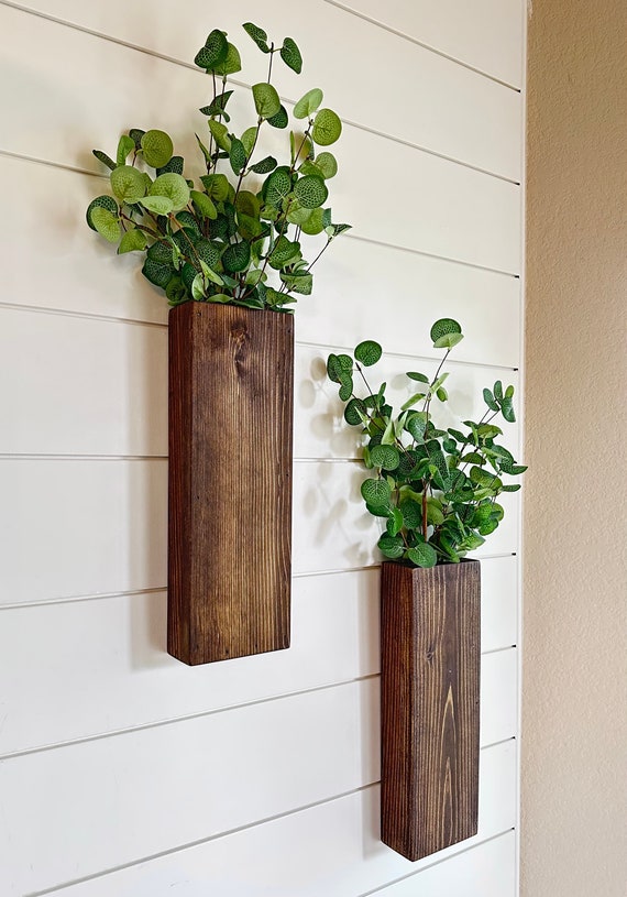 Handmade Farmhouse Wood Wall Sconce: Rustic Picture Flanking Decor