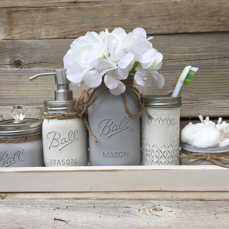 Gray Bathroom Decor - Etsy