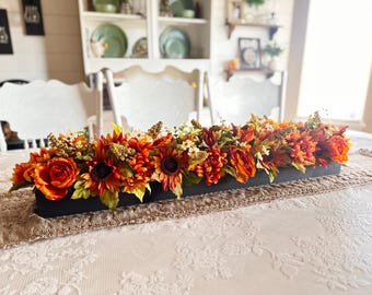 Fall Table Centerpiece Floral Arrangement