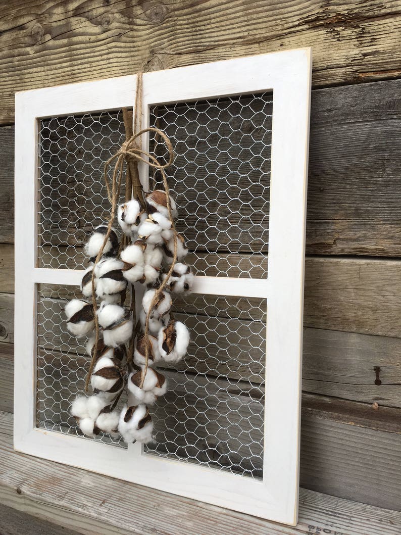 Chicken Wire Window Frame Chicken Wire Decor Farmhouse Wall Etsy