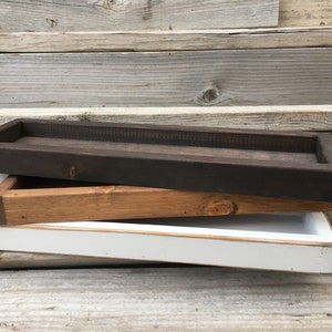 Wood tray, Bathroom Tray, Toilet Tank Tray, Rustic Wood Tray, Wooden Tray,Farmhouse Tray, Decorative Coffee Table Tray, Catch All Tray immagine 4