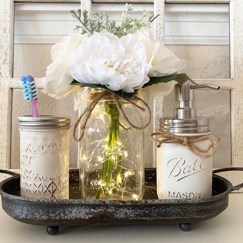 Bathroom Decor Set - Etsy
