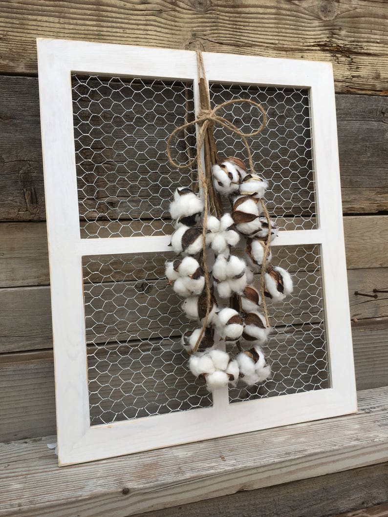 Chicken Wire Window Frame Chicken Wire Decor Farmhouse Wall Etsy