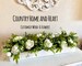 Rustic Planter Box Centerpiece with Greenery, Farmhouse Table Centerpiece, Floral Arrangements with Greenery, Mantle Decor 