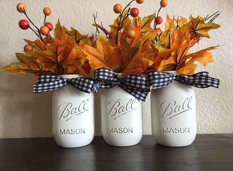 Black and white fall decor rustic halloween decor farmhouse Etsy