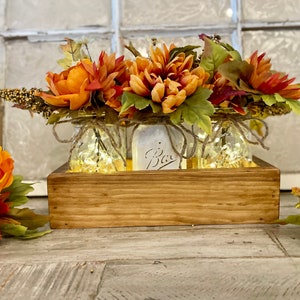 Fall centerpiece, Fall decorations, Fall Home Decor, Fall Floral Arrangement, Fall Farmhouse Table Decor, Fall Decor, Rustic Farmhouse