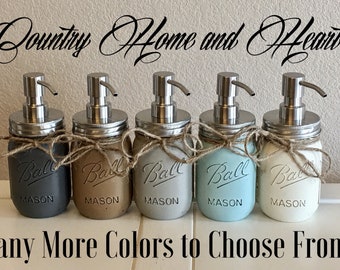 Soap Dispenser,Mason Jar Decor,Country,Kitchen Decor,Southern Decor,Housewarming Gift,Country Chic Decor,Vintage,Mason Decor,Ball,Mason Jar