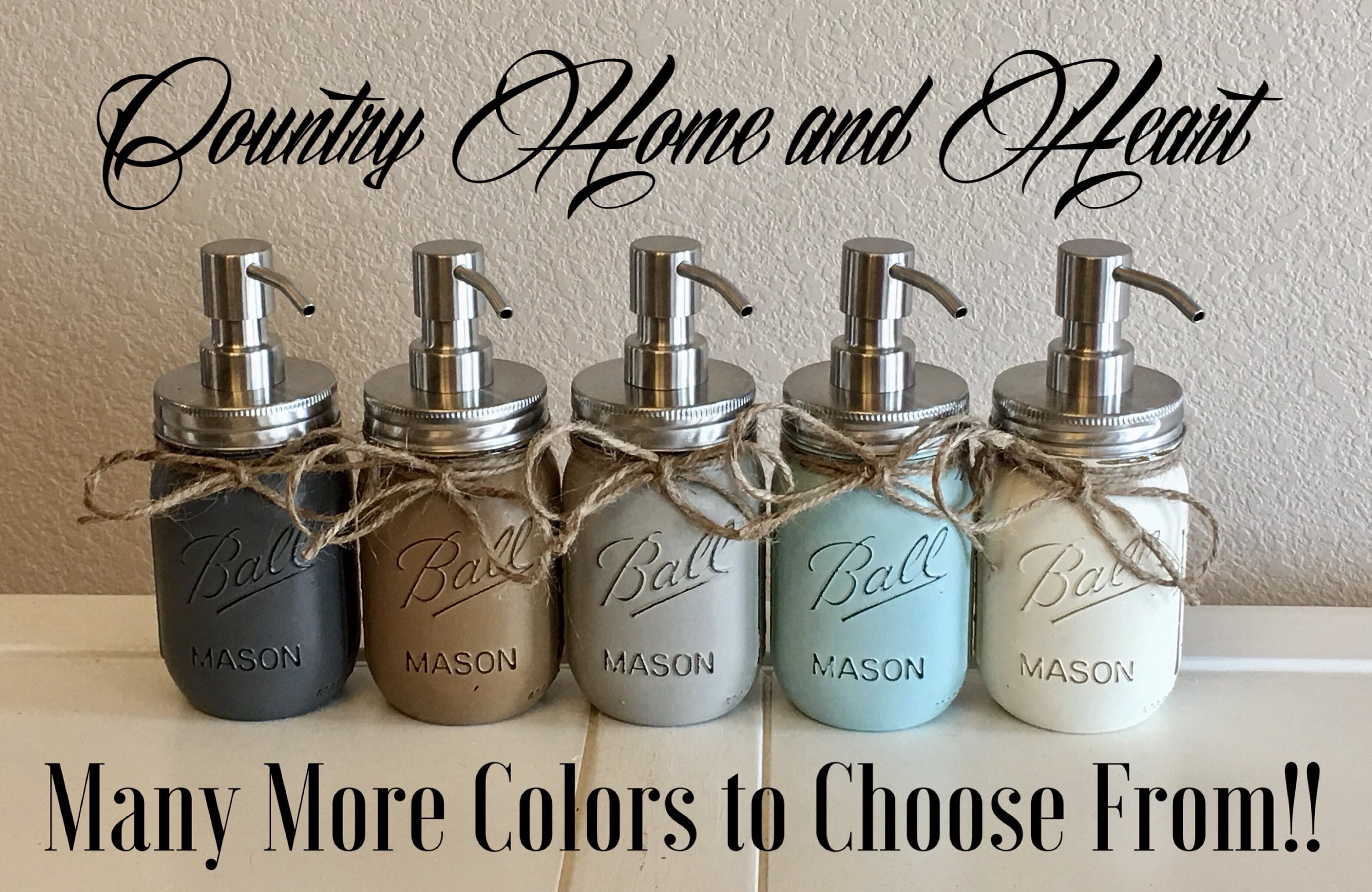 Soap Dispenser, Mason Jar Decor, Country, Kitchen Decor, Southern Decor, Housewarming Gift, Country Chic Decor, Vintage, Mason Decor, Ball, Mason