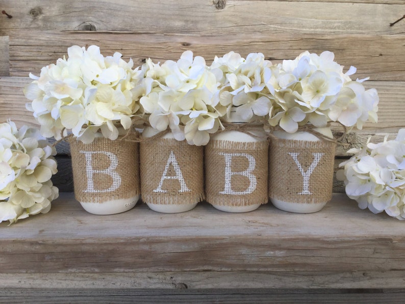 Baby Shower Decor Nursery Decor Rustic Baby Shower Burlap Etsy