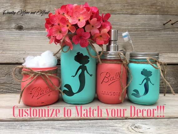 Mason Jar Cozies Bathroom Storage - It All Started With Paint