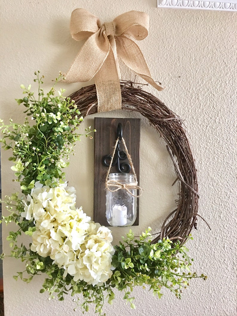 Beautiful 18 Wreath Wall Decor Farmhouse Wreath - Etsy