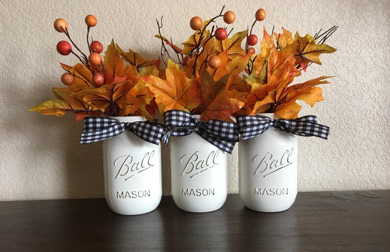 Black and white fall decor rustic halloween decor farmhouse Etsy