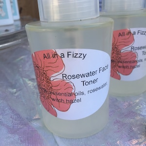 Rosewater and Witch Hazel facial toner