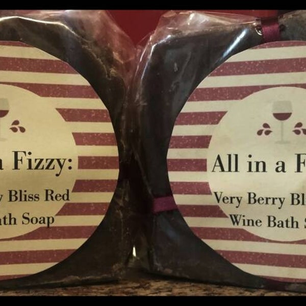 Very Berry Bliss Red Wine Soap!