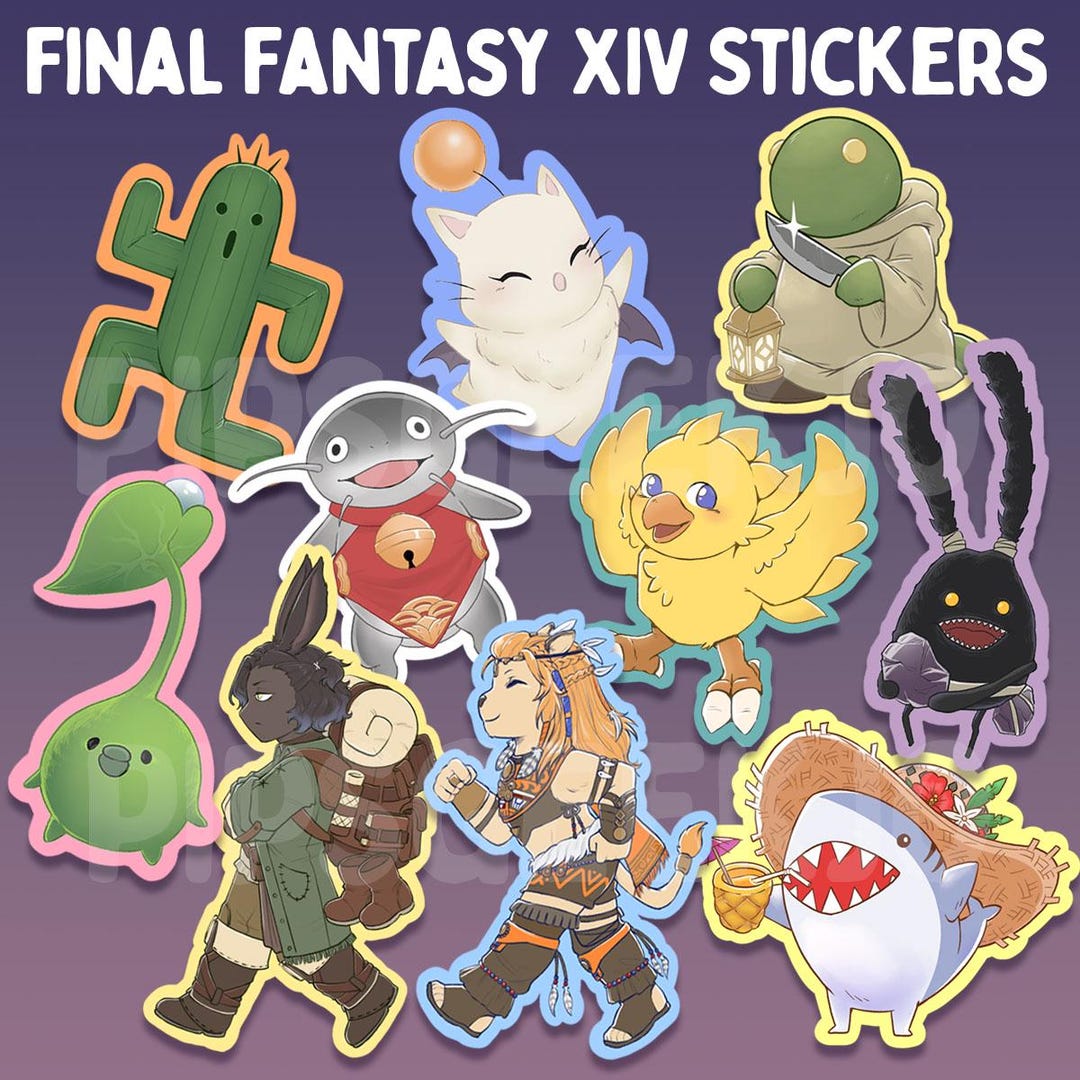 Final Fantasy XIV Stickers - Etsy
