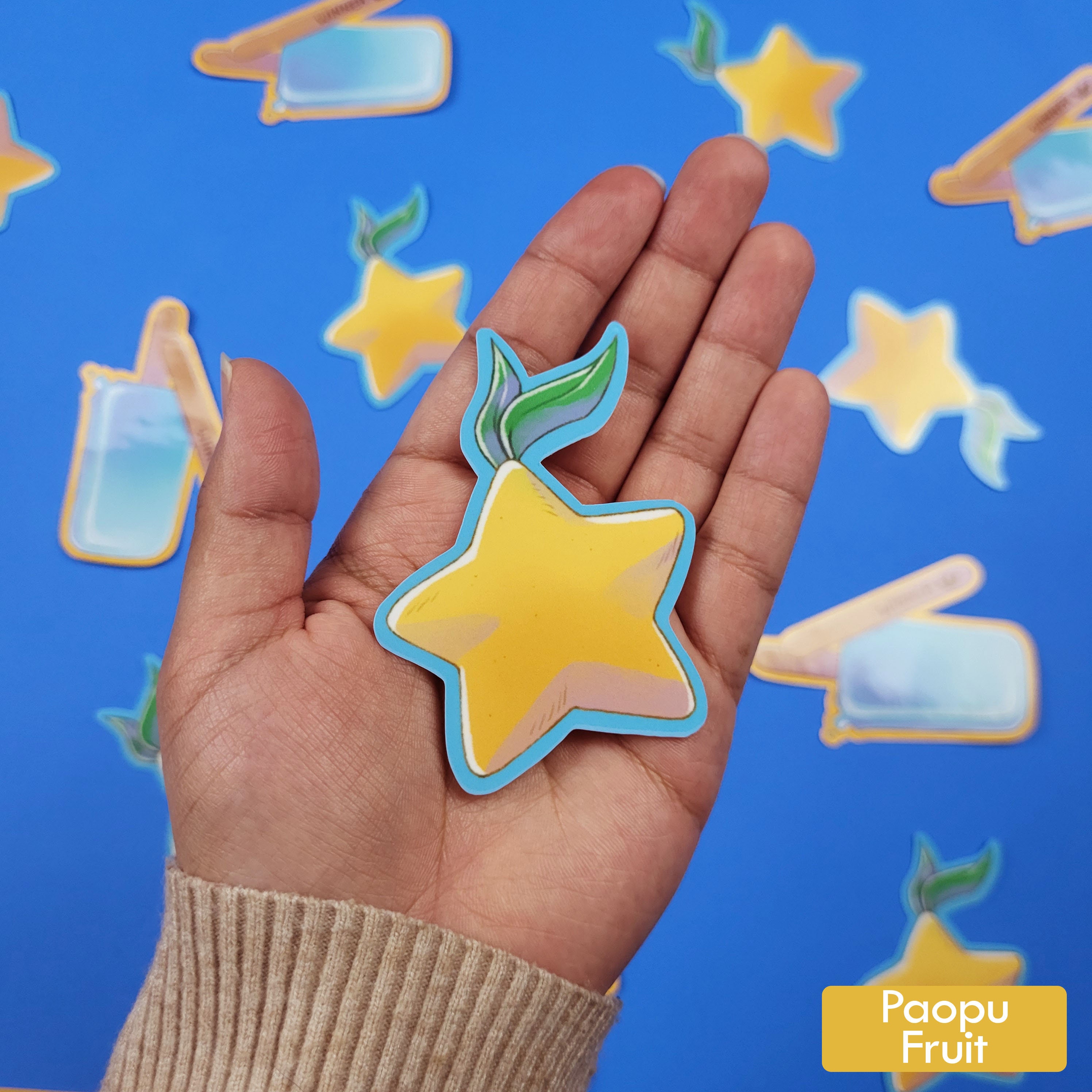 Kingdom Hearts Stickers Sea Salt Ice Cream Paopu Fruit Etsy