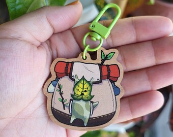 Wooden Backpack Korok Charm Keychain | Legend of Zelda: Tears of the Kingdom